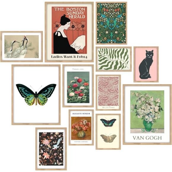 97 Decor Eclectic Wall Decor - Vintage Eclectic Wall Art Prints - Picture 1 of 7